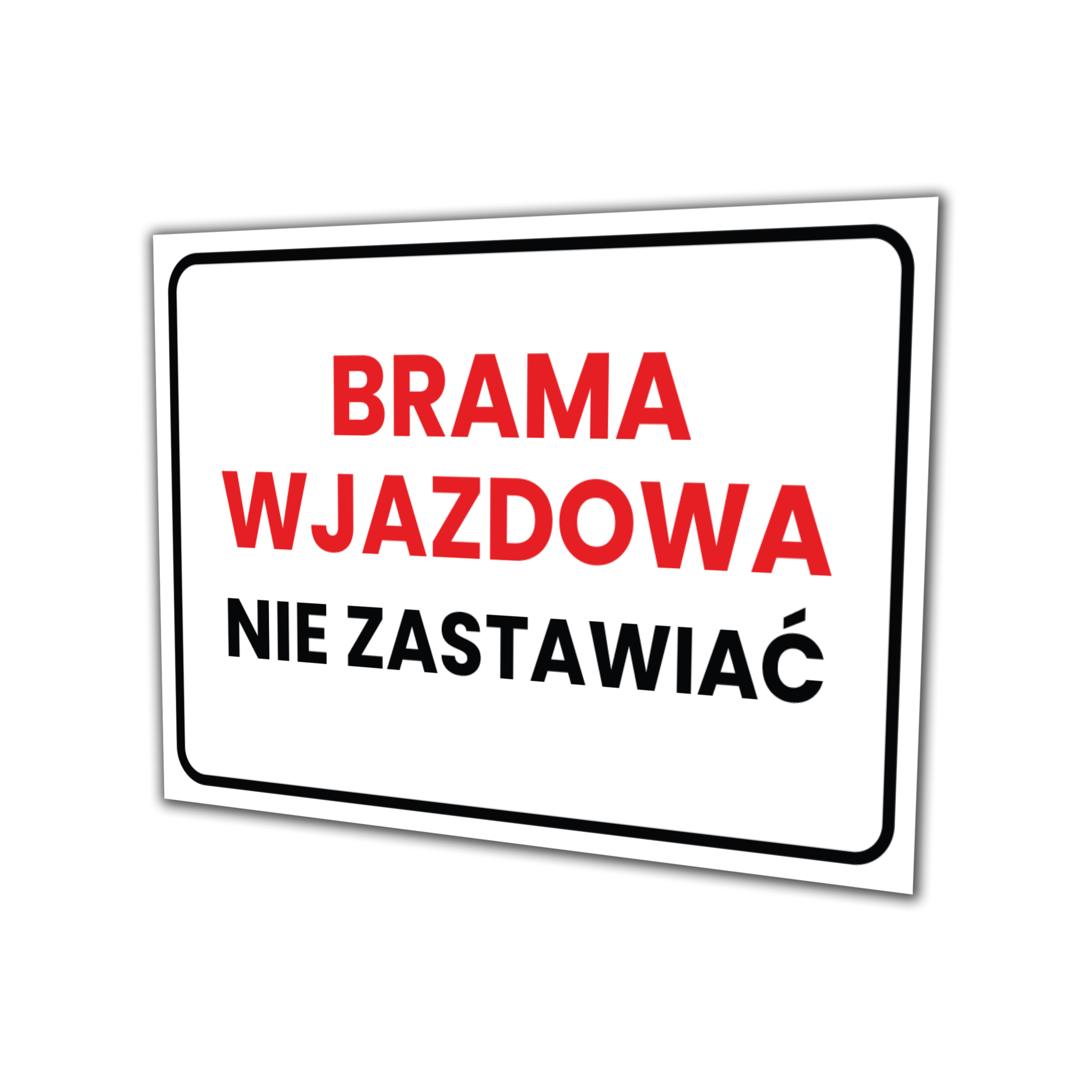 Tabliczka Brama Wjazdowa Bia A V Cucudo