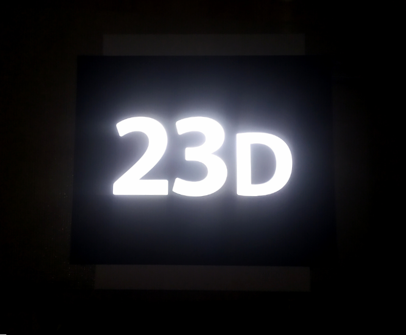 Podświetlany numer domu T-Layer BL LED 25×25 cm
