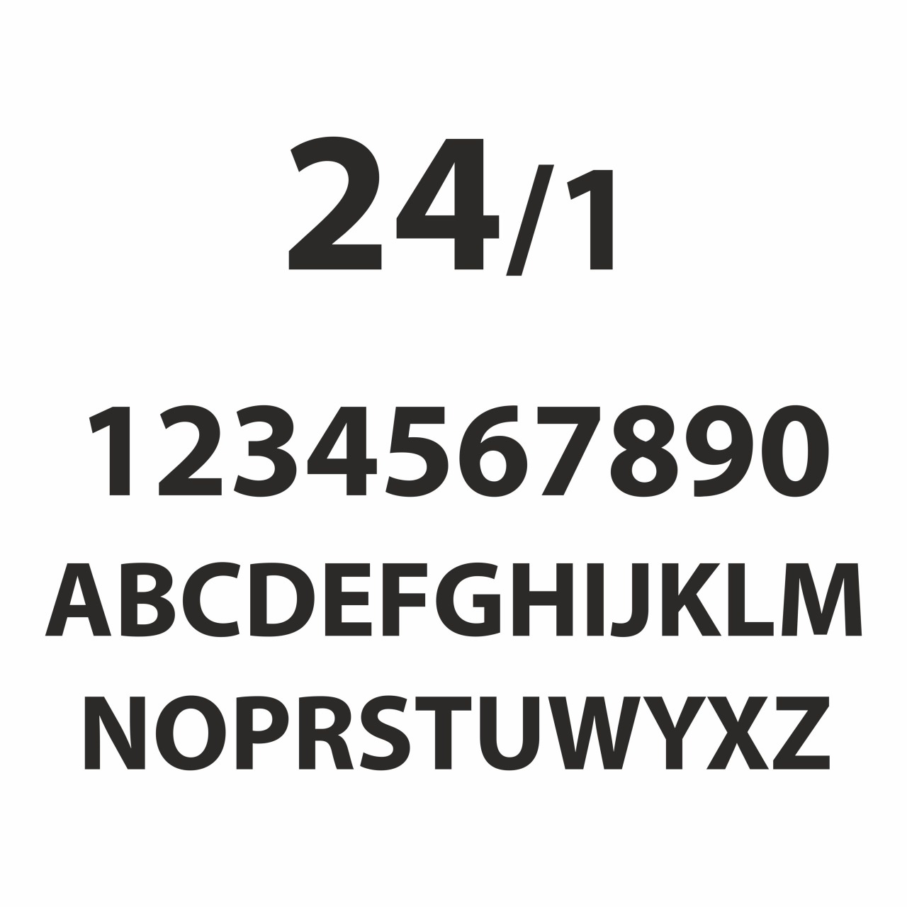 Cyfry numer na dom M2 znaki