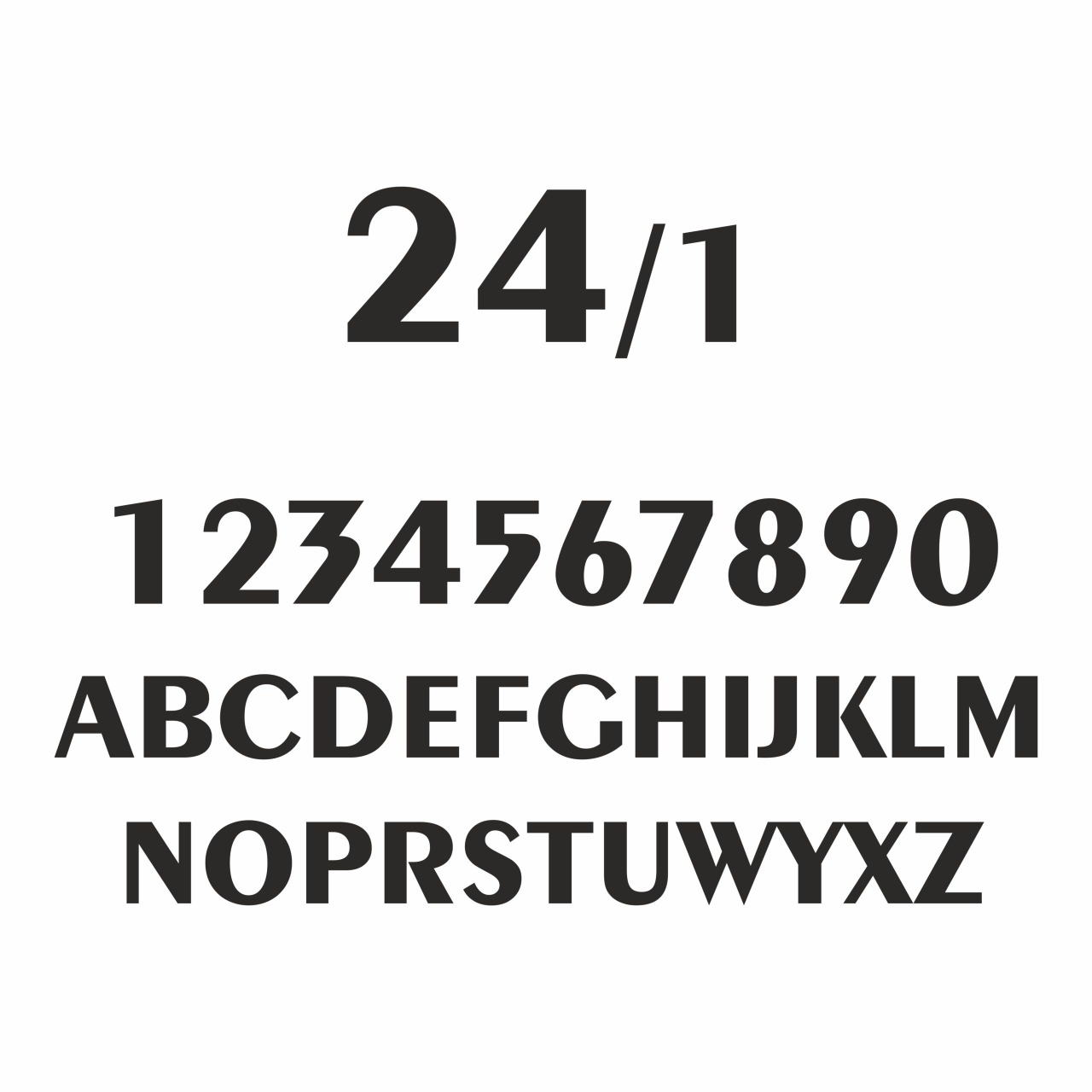 Cyfry numer na dom M6 znaki