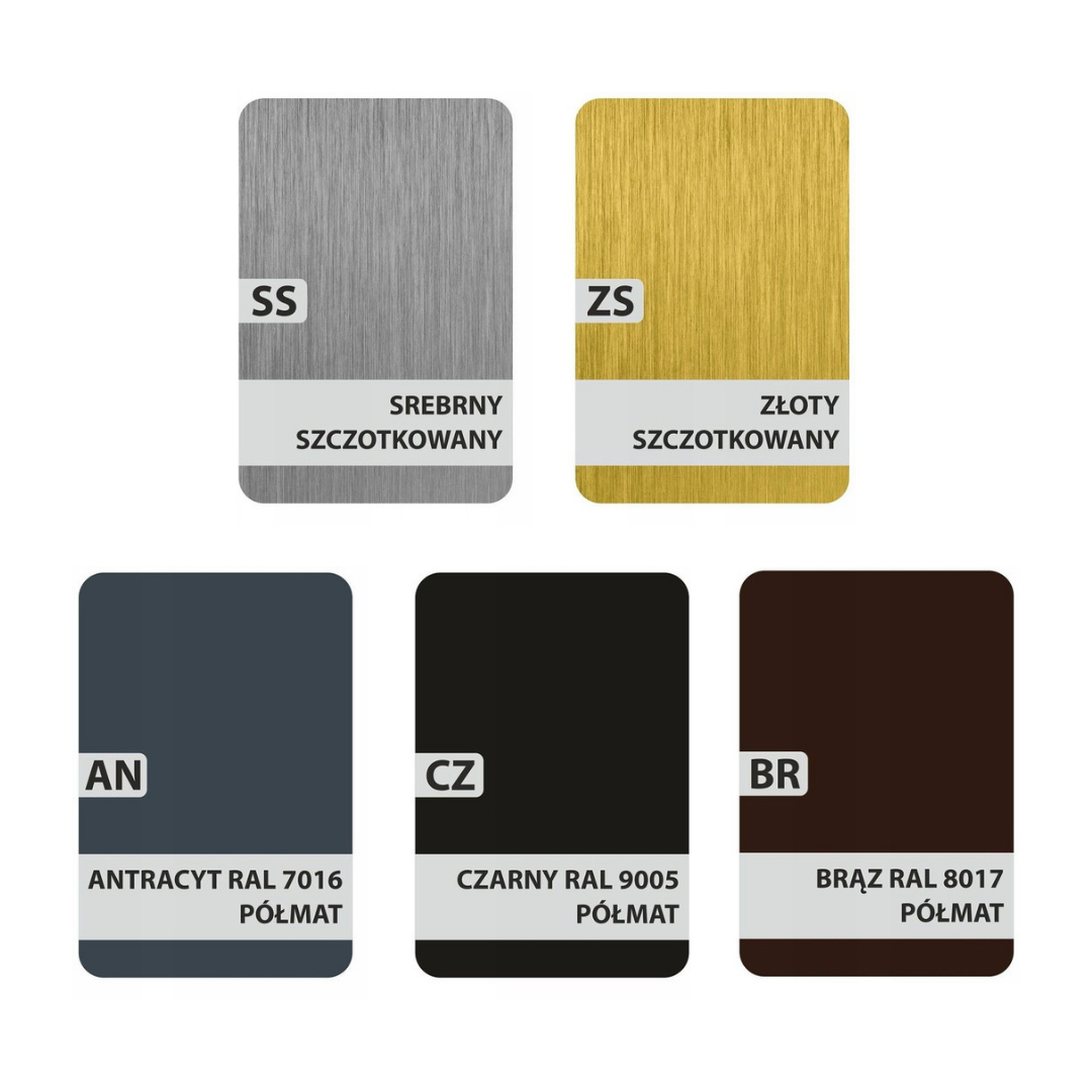 Cyfry numer na dom kolory