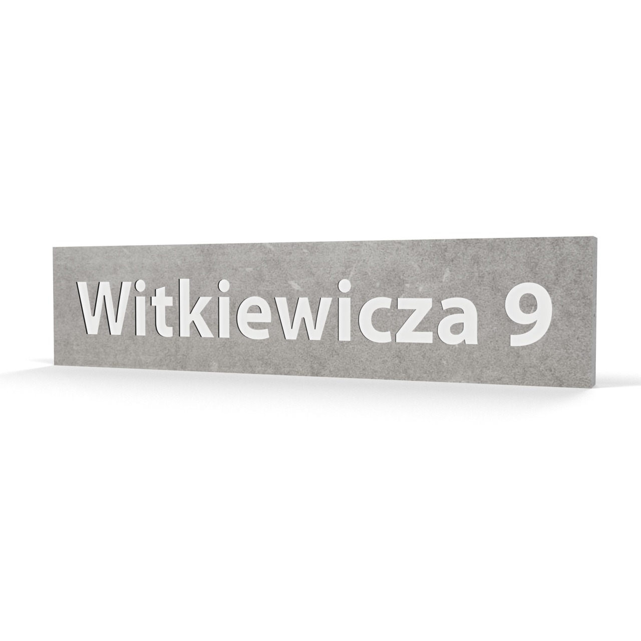 PODŚWIETLANY NUMER DOMU 1R LED 15x66CM CON1 1