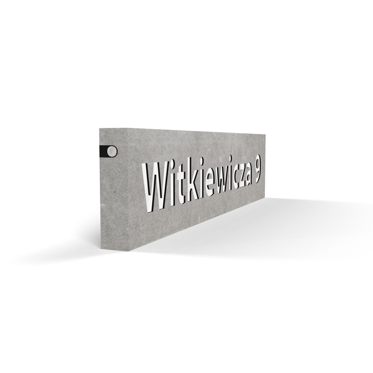 PODŚWIETLANY NUMER DOMU 1R LED 15x66CM CON1 2