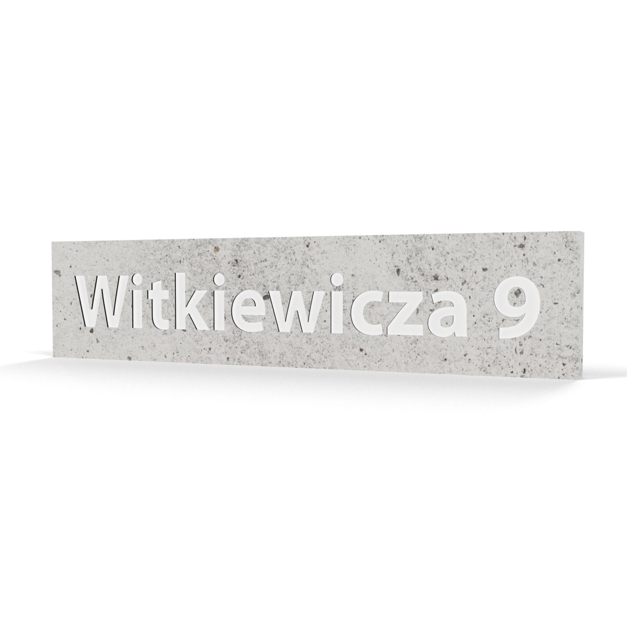 PODŚWIETLANY NUMER DOMU 1R LED 15x66CM CON2 1