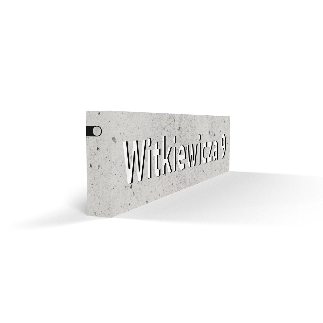 PODŚWIETLANY NUMER DOMU 1R LED 15x66CM CON2 2