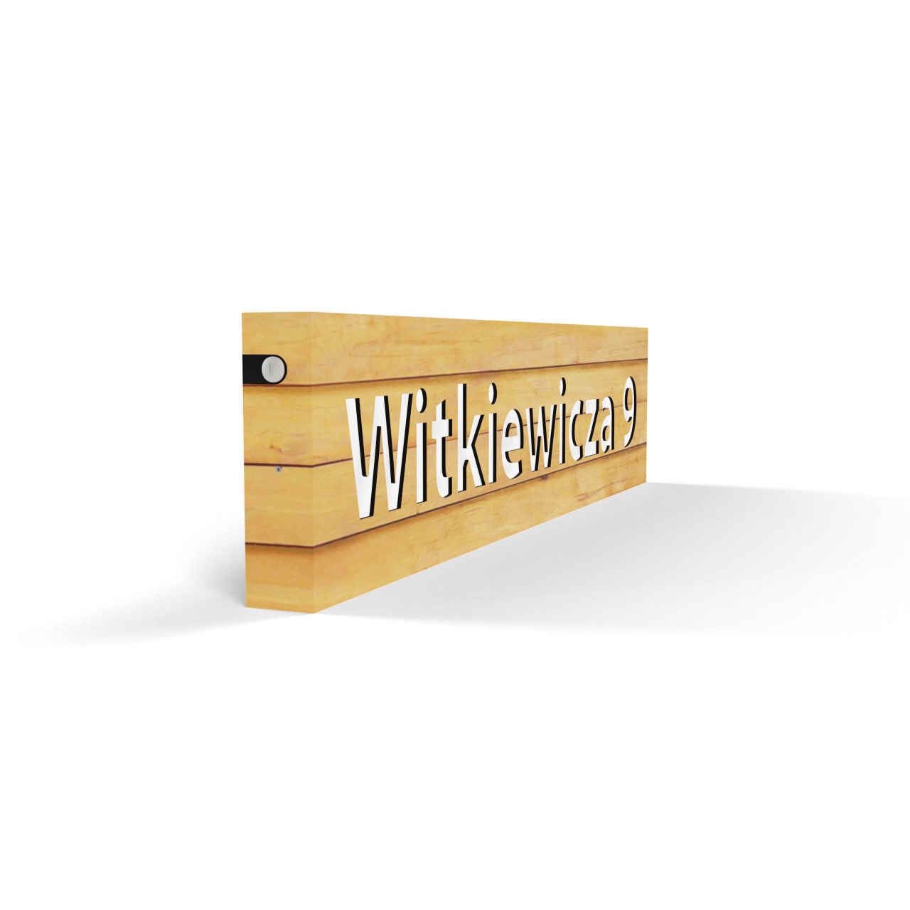 PODŚWIETLANY NUMER DOMU 1R LED 15x66CM WO2 2