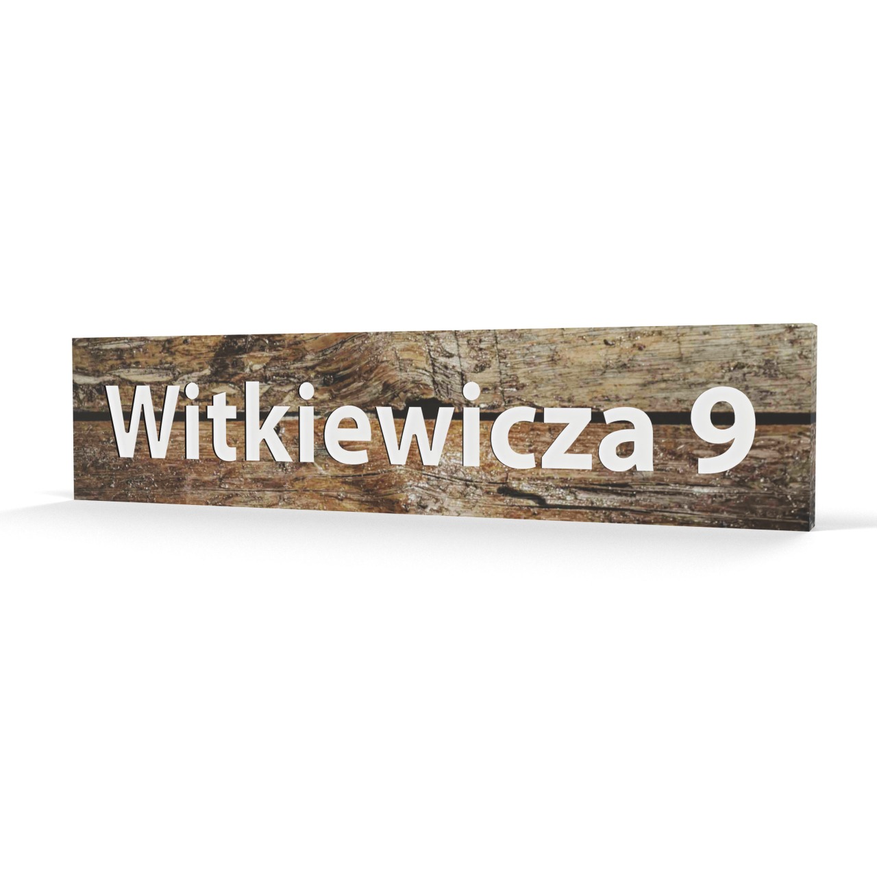 PODŚWIETLANY NUMER DOMU 1R LED 15x66CM WO3 1