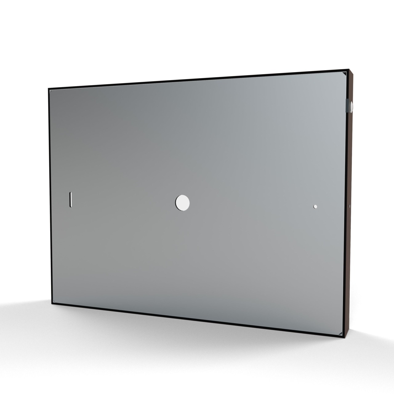 Podświetlany numer domu 1RB LED 40×30 BRĄZOWY 3