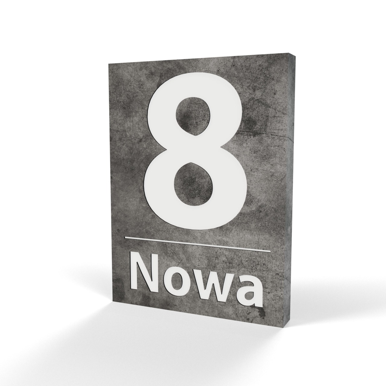 Podświetlany numer domu RPB LED 40×30 CON3 1