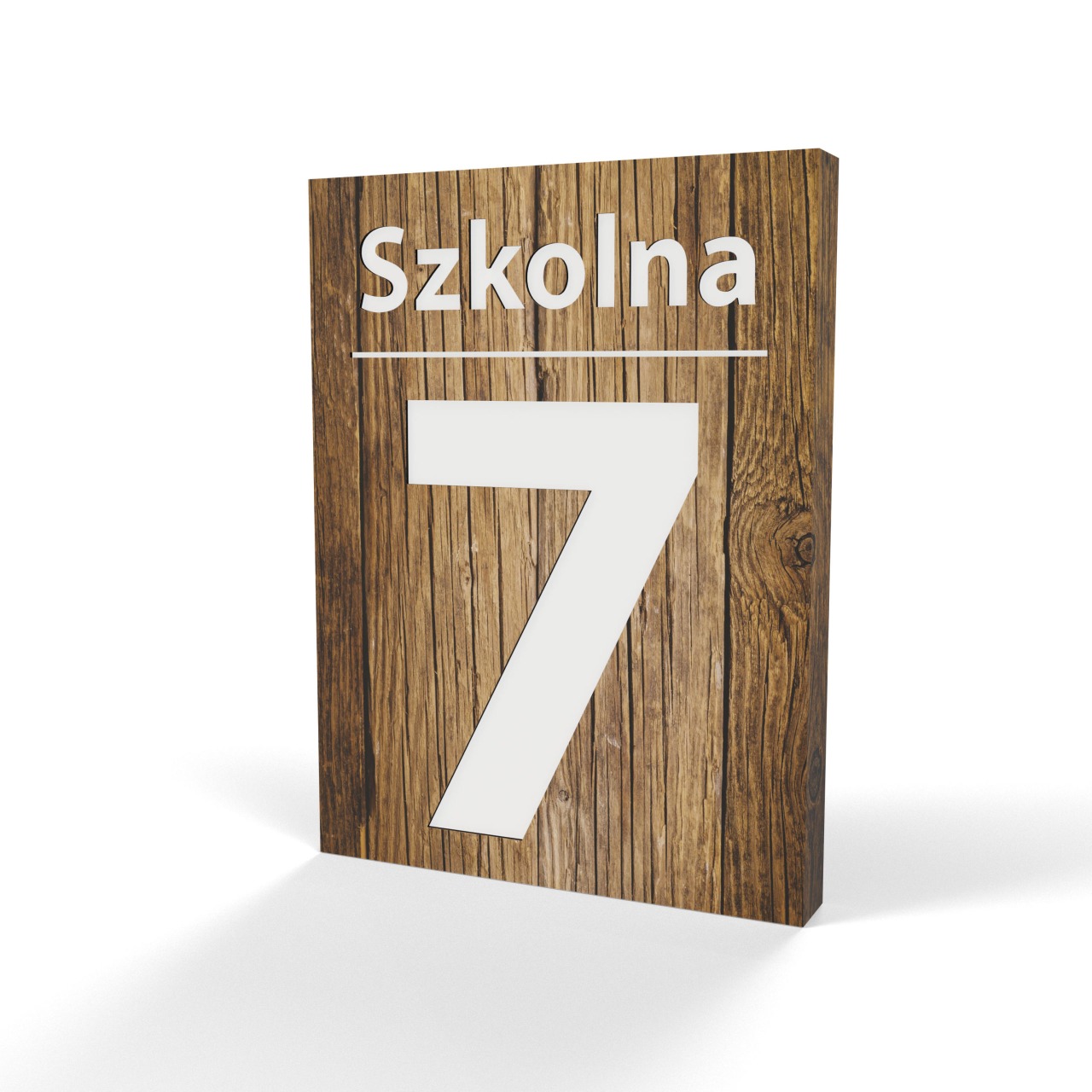 Podświetlany numer domu RPT LED 40×30 WO1 1