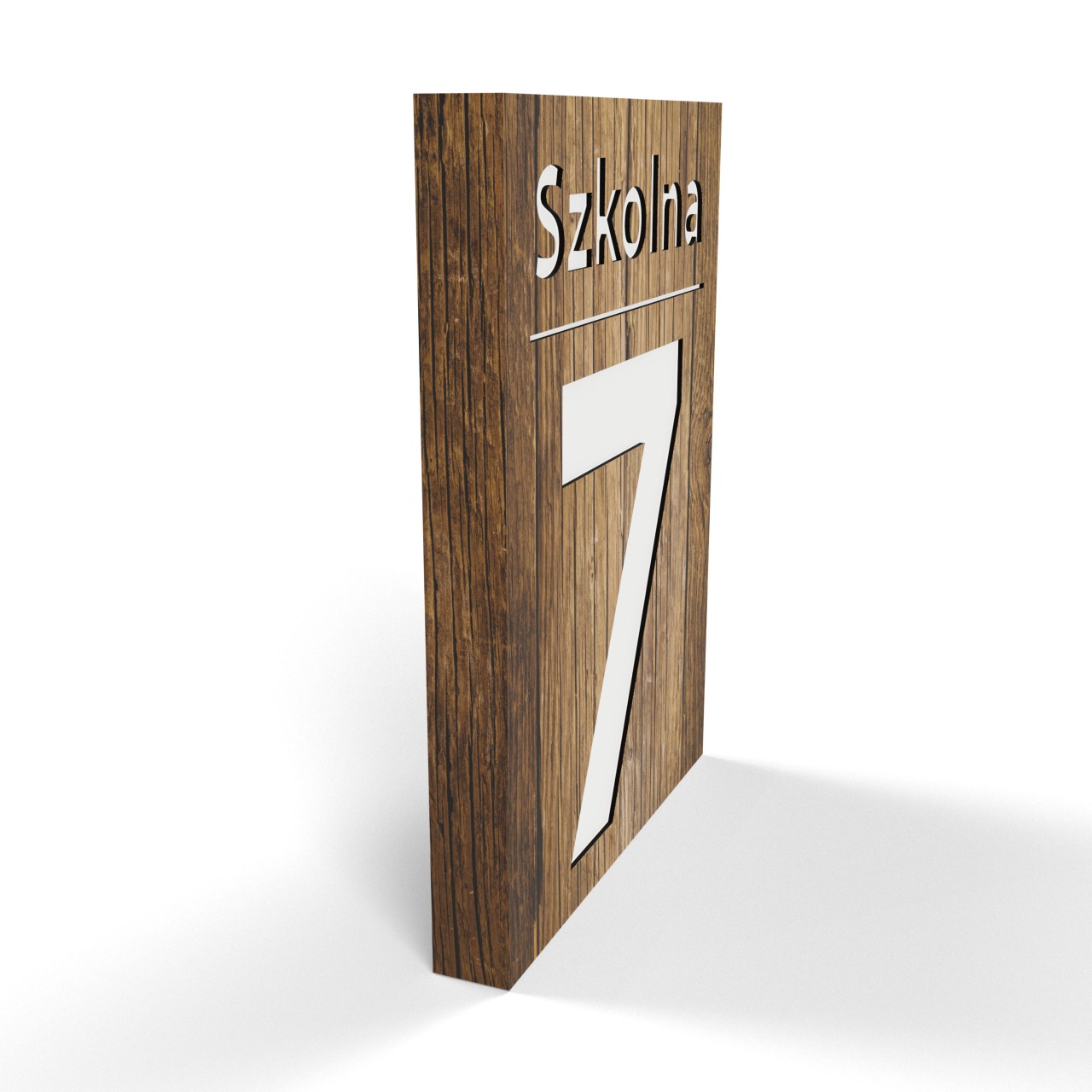 Podświetlany numer domu RPT LED 40×30 WO1 2