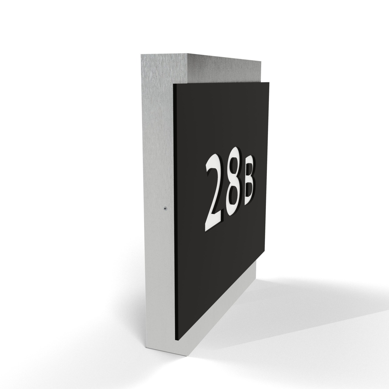 Podświetlany numer domu T-Layer BL LED 25×25 cm 2 Podświetlany numer domu T-Layer BL LED 25×25 cm