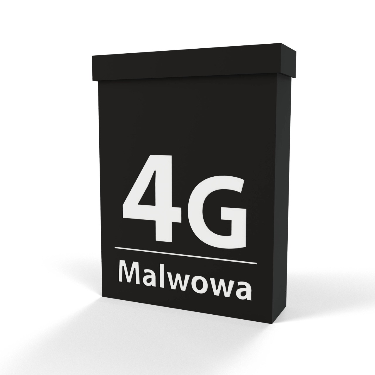 Skrzynka pocztowa na listy Cubox czarna 1