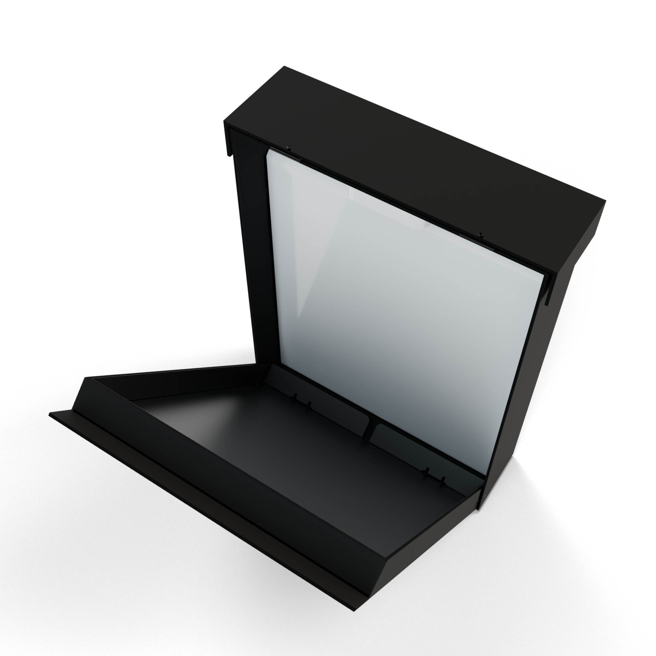 Skrzynka pocztowa na listy Cubox czarna 5