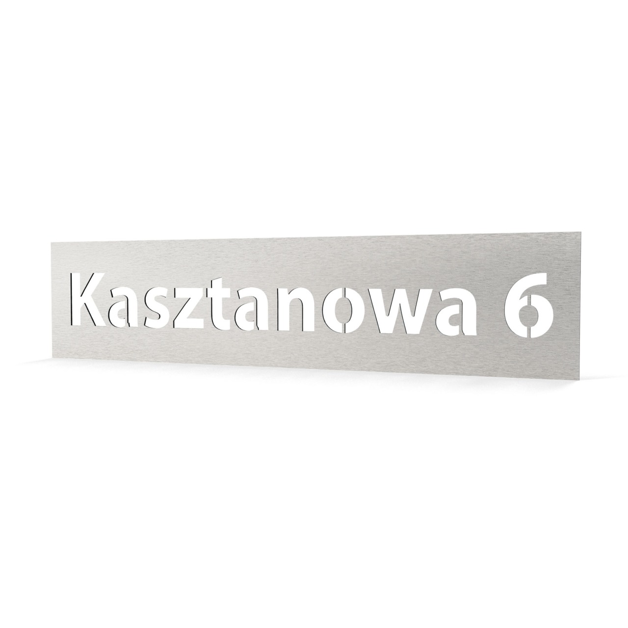 Tabliczka Adresowa D-LAYER 66×15 inox 1