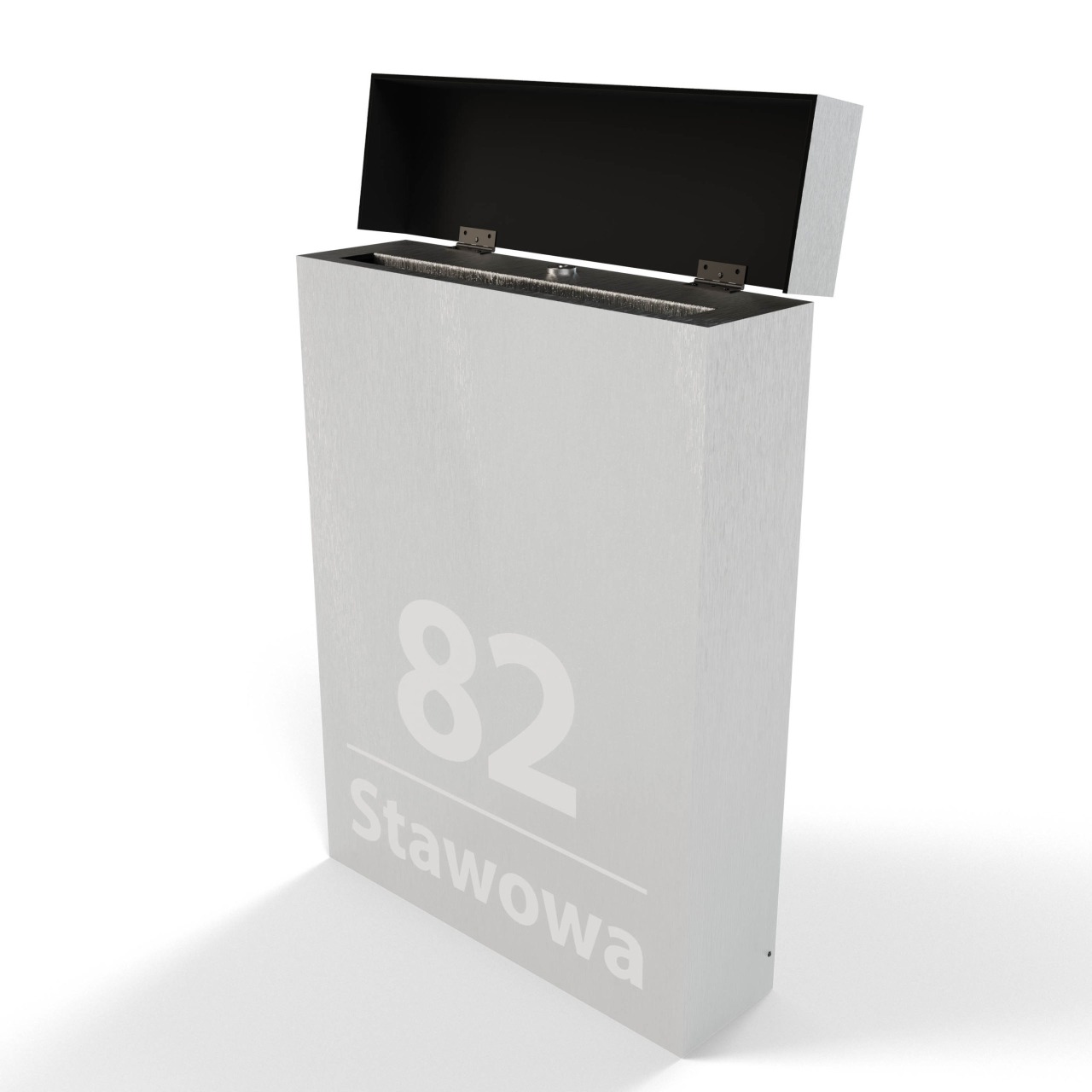 Skrzynka pocztowa na listy Cubox inox