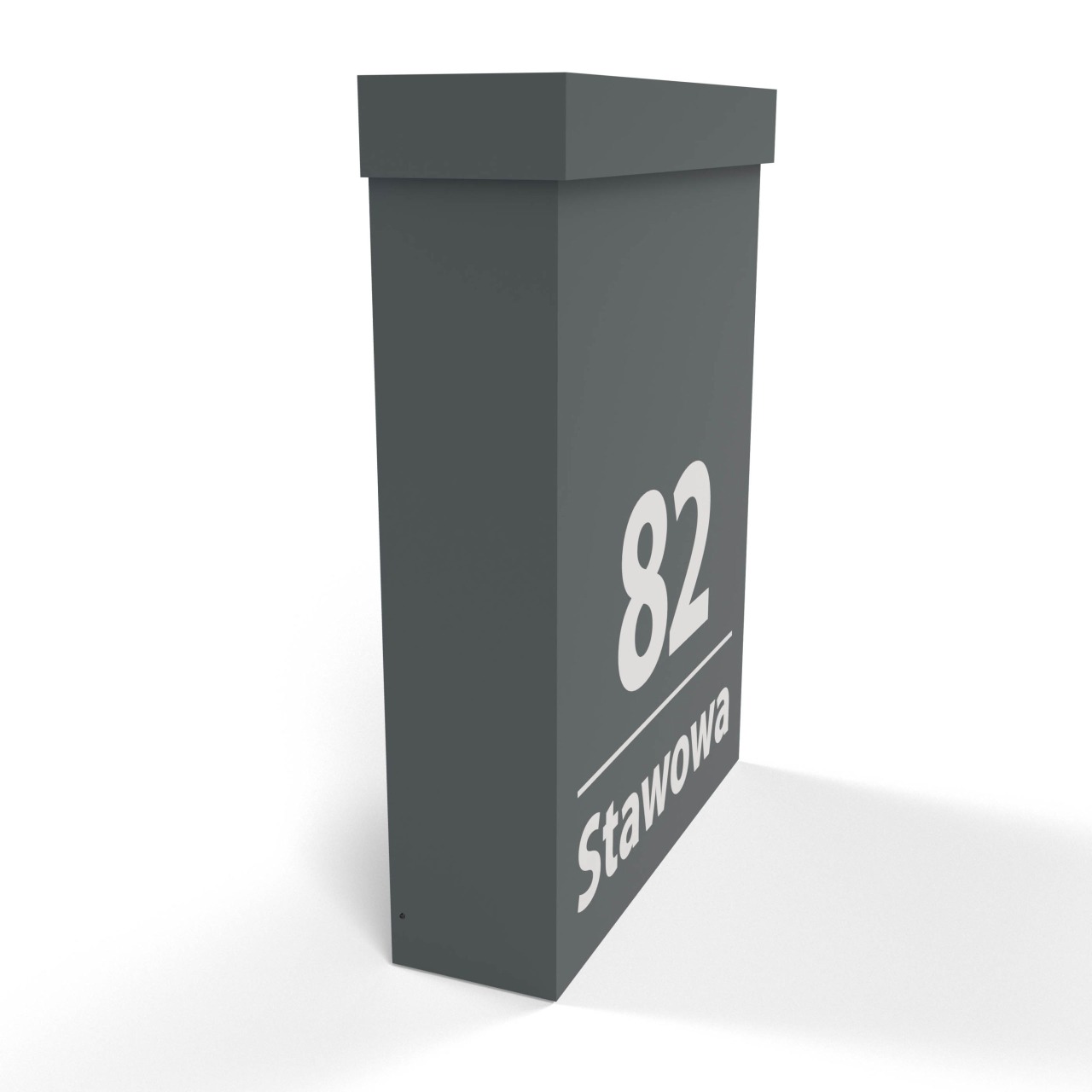 Skrzynka pocztowa na listy Cubox antracyt