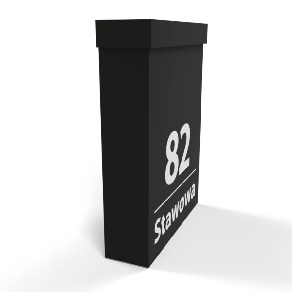 Skrzynka pocztowa na listy Cubox czarny