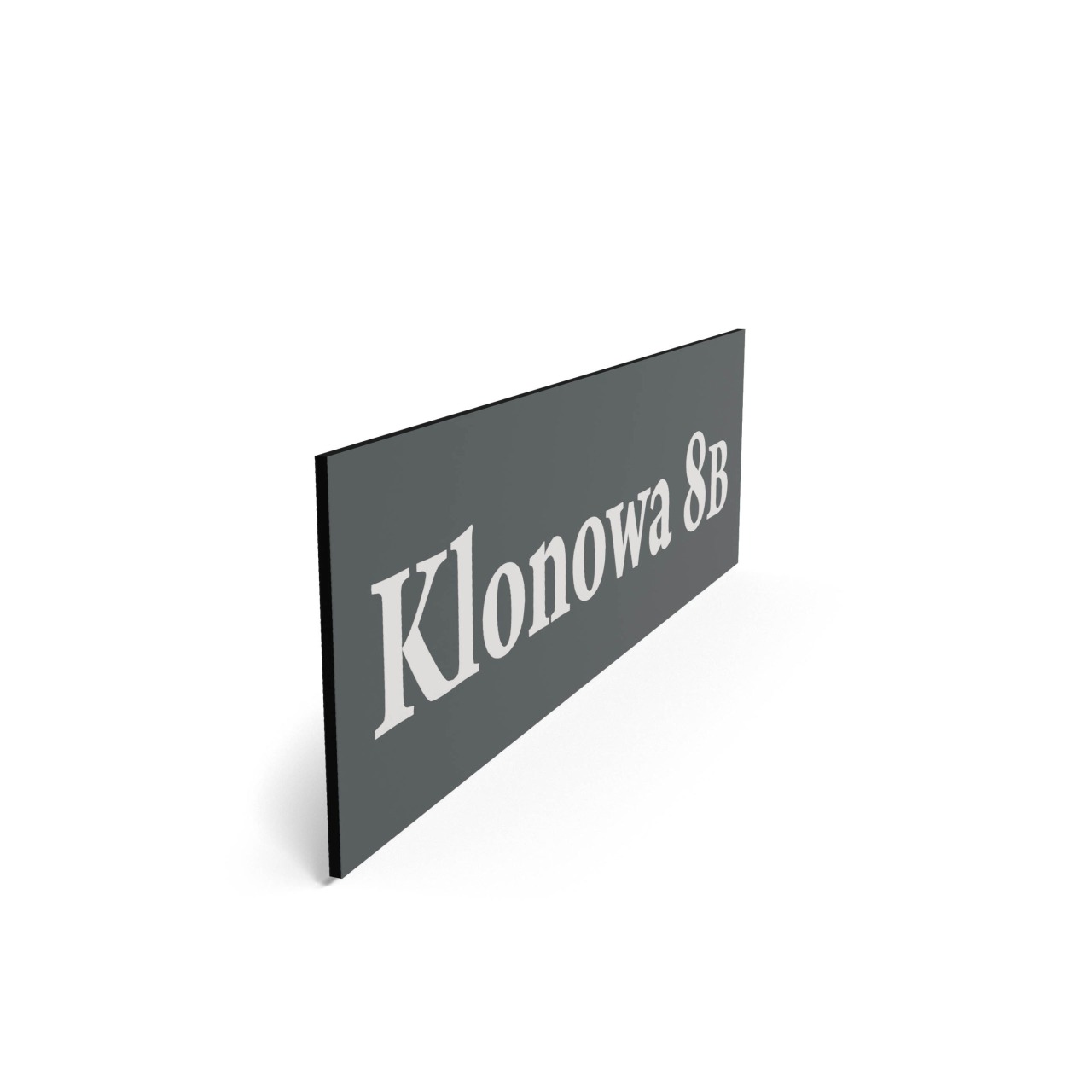 Tabliczka Adresowa Z-Layer 30×9 Cm ANTRACYT 2