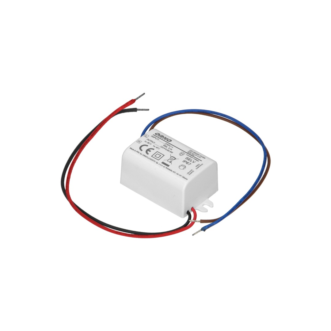 Zasilacz MINI Do LED Do Puszki 12VDC 6W, IP67, 5529,522mm