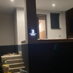 Podświetlany numer domu 1RB LED 40 x 30 cm czarny